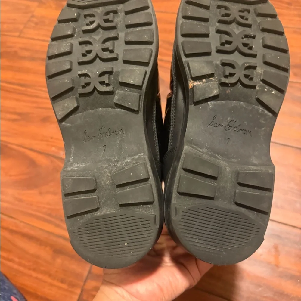 Sam Edelman Black Quilted Puffer Ankle Booties - Picture 12 of 15